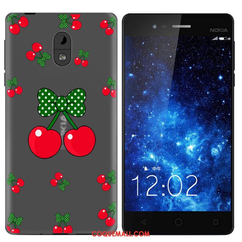 Étui Nokia 3 Fruit Fluide Doux Évasé, Coque Nokia 3 Dessin Animé Peinture