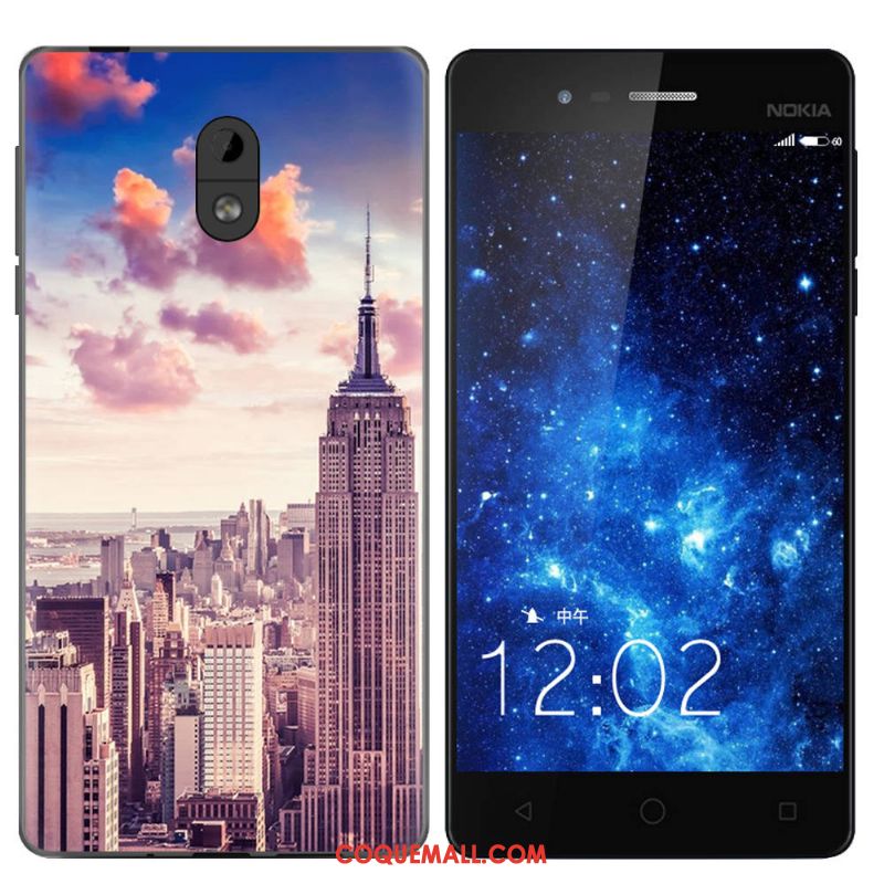 Étui Nokia 3 Téléphone Portable Paysage Tendance, Coque Nokia 3 Bleu Blanc