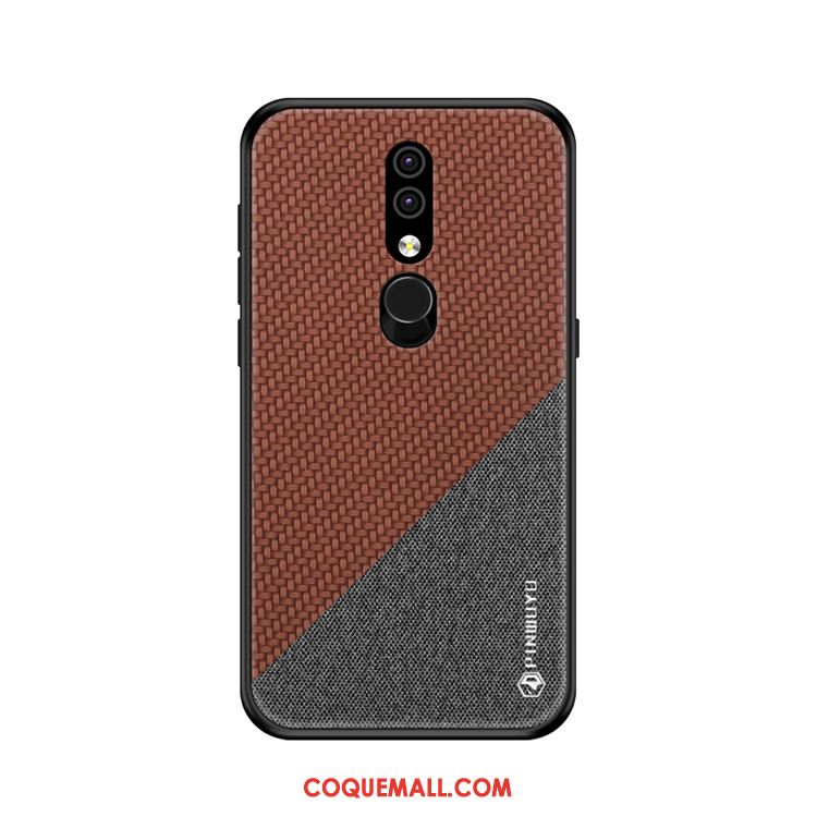 Étui Nokia 4.2 Très Mince Personnalité Créatif, Coque Nokia 4.2 Fluide Doux Téléphone Portable Braun