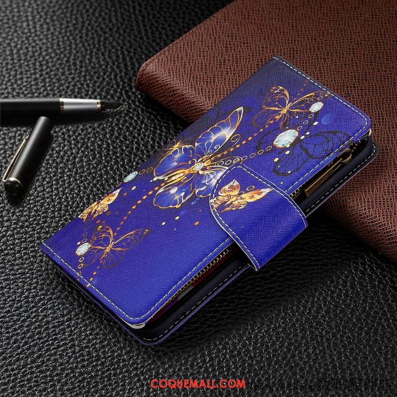 Étui Nokia 5.3 Grand Téléphone Portable Dessin Animé, Coque Nokia 5.3 Portefeuille Violet