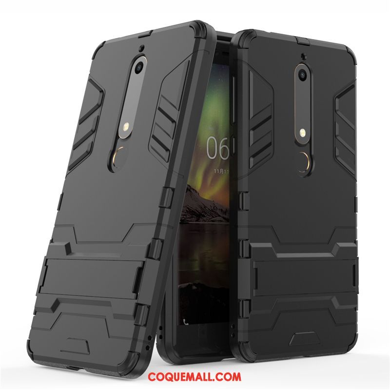 Étui Nokia 6.1 Incassable Téléphone Portable Support, Coque Nokia 6.1 Étoile Nouveau