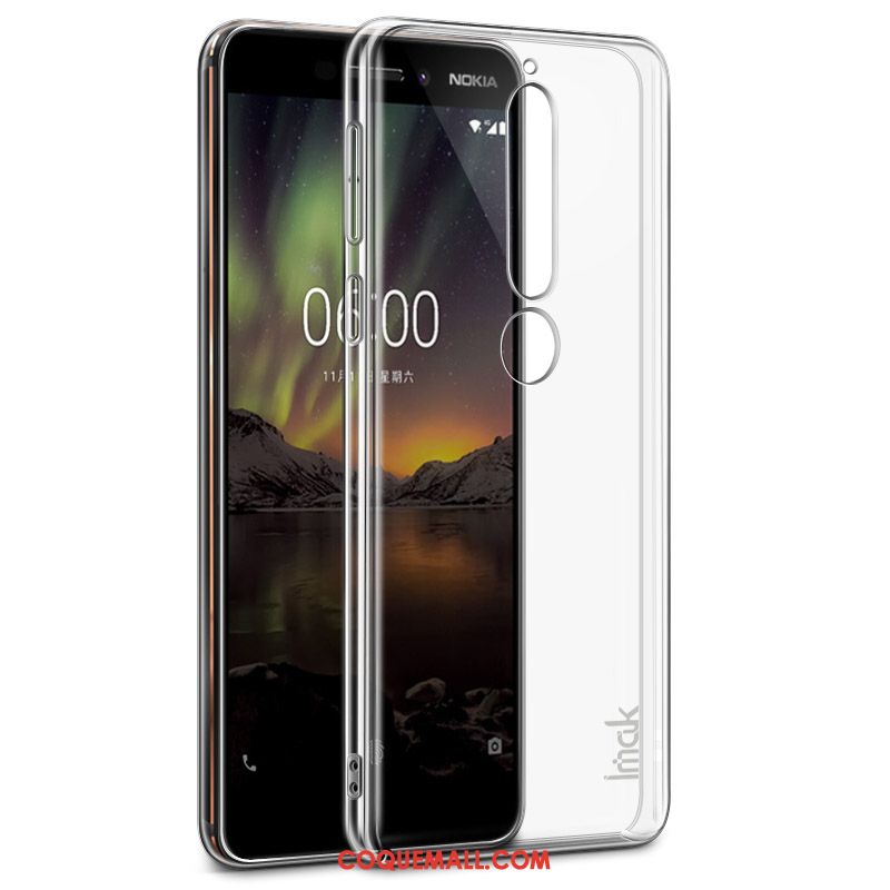 Étui Nokia 6.1 Protection Résistant À L'usure Téléphone Portable, Coque Nokia 6.1 Cristal Difficile