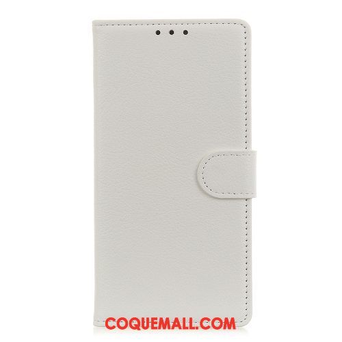 Étui Nokia 6.2 Business Cuir Téléphone Portable, Coque Nokia 6.2 Incassable Blanc