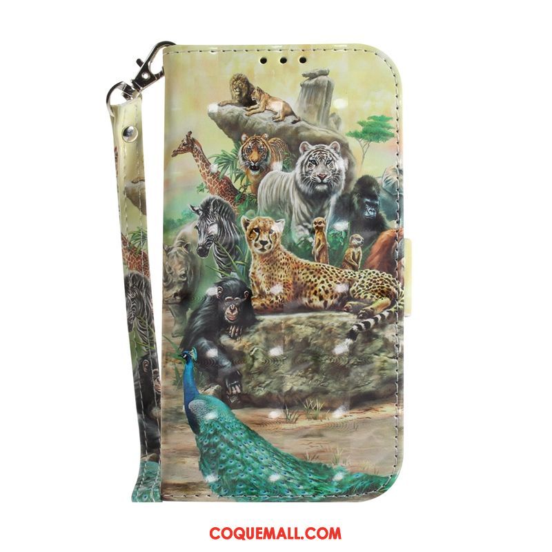 Étui Nokia 6.2 Incassable Multicolore Animal, Coque Nokia 6.2 Protection Téléphone Portable