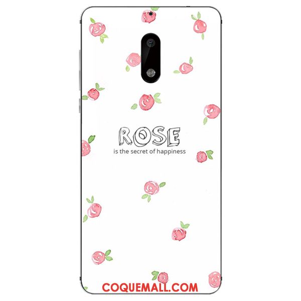 Étui Nokia 6 Simple Incassable Frais, Coque Nokia 6 Fruit Protection