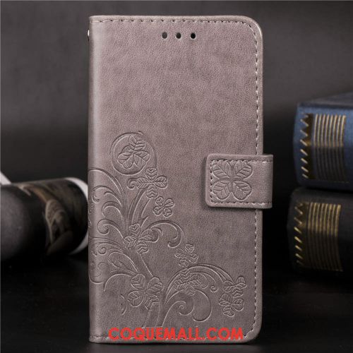 Étui Nokia 7.1 Mesh Gris Chanceux, Coque Nokia 7.1 Incassable Protection