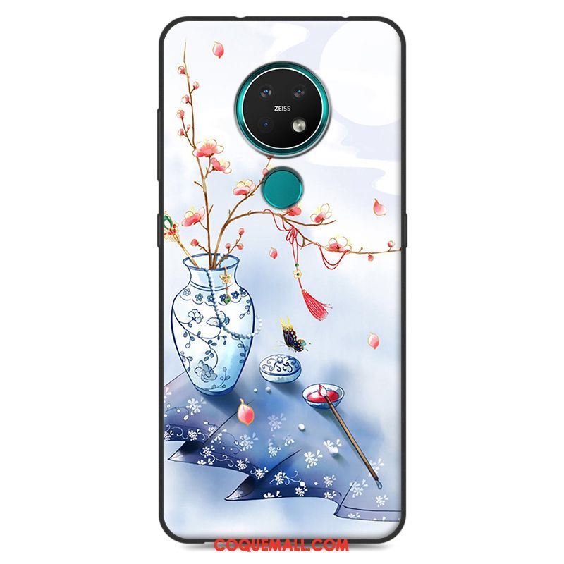 Étui Nokia 7.2 Silicone Fluide Doux Téléphone Portable, Coque Nokia 7.2 Art Tout Compris