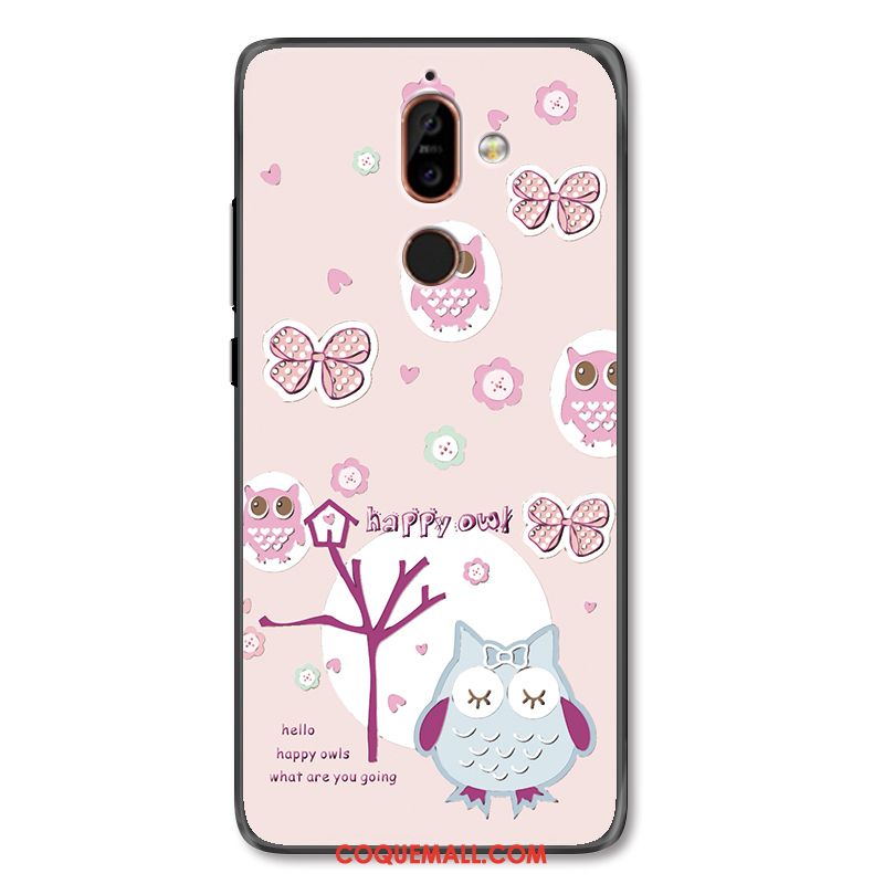 Étui Nokia 7 Plus Mode Dessin Animé Pissenlit, Coque Nokia 7 Plus Incassable Personnalité