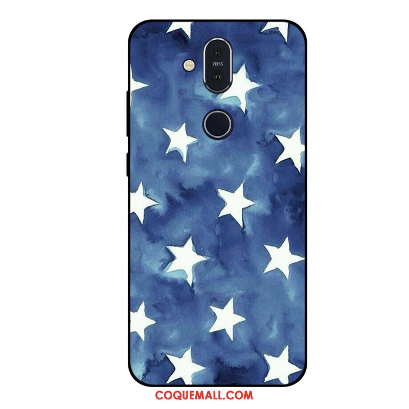 Étui Nokia 8.1 Silicone Incassable Fluide Doux, Coque Nokia 8.1 Personnalisé Dessin Animé