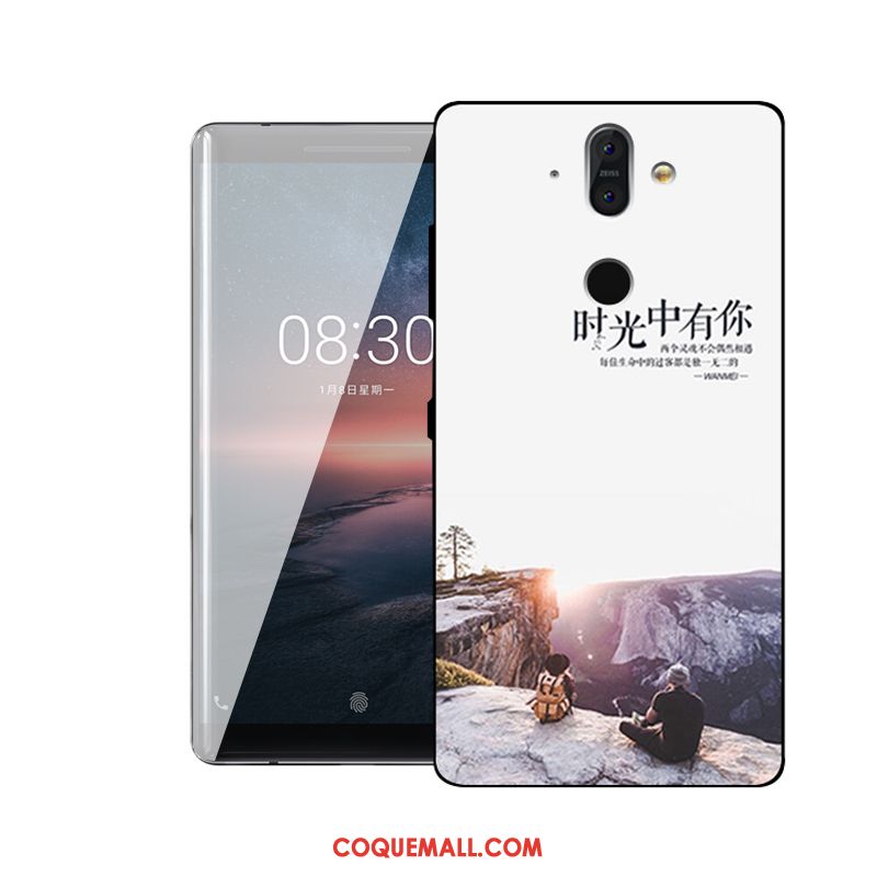 Étui Nokia 8 Sirocco Incassable Dessin Animé Téléphone Portable, Coque Nokia 8 Sirocco Fluide Doux Charmant