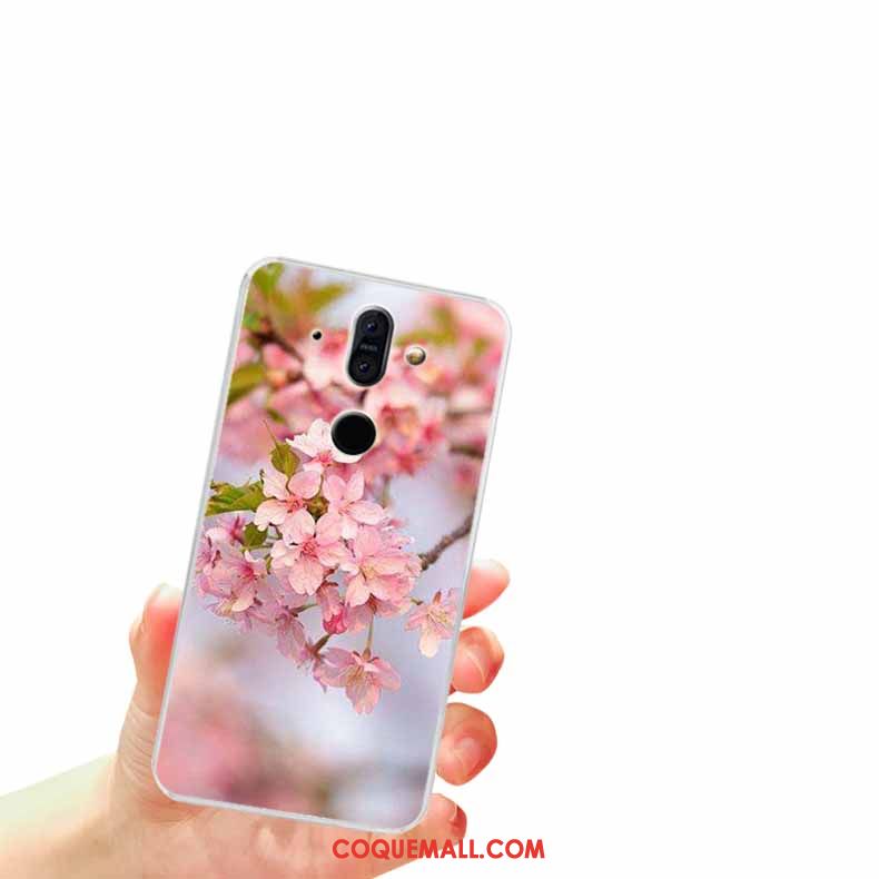 Étui Nokia 8 Sirocco Incassable Fluide Doux Silicone, Coque Nokia 8 Sirocco Peinture Haute