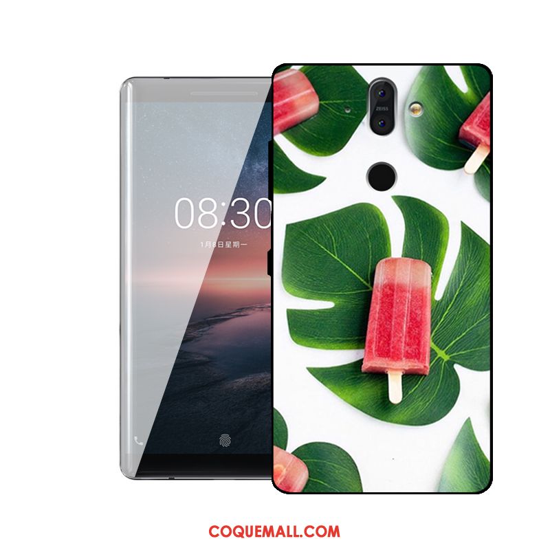 Étui Nokia 8 Sirocco Téléphone Portable Incassable Fluide Doux, Coque Nokia 8 Sirocco Silicone Tendance