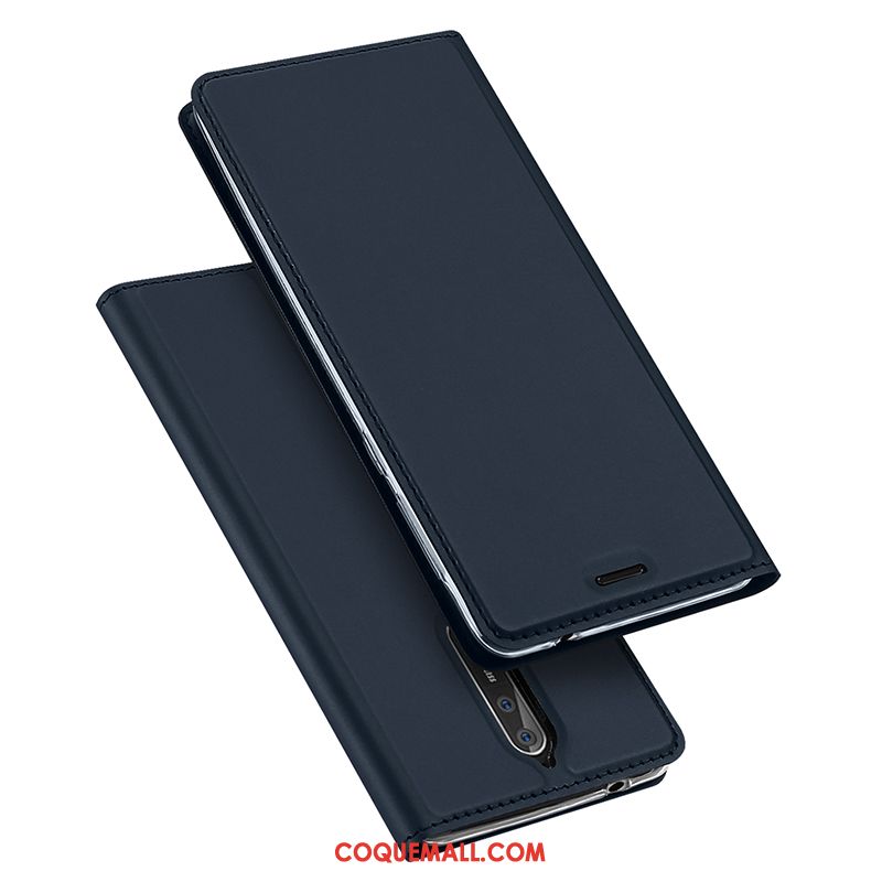 Étui Nokia 8 Téléphone Portable Tout Compris Bleu, Coque Nokia 8 Incassable Étui En Cuir