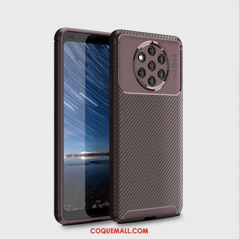 Étui Nokia 9 Pureview Ballon Protection Téléphone Portable, Coque Nokia 9 Pureview Fluide Doux Incassable Braun