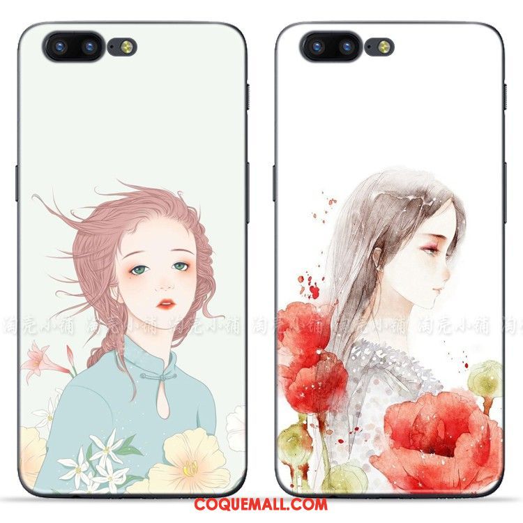 Étui Oneplus 5 Silicone Frais Art, Coque Oneplus 5 Téléphone Portable Couleur