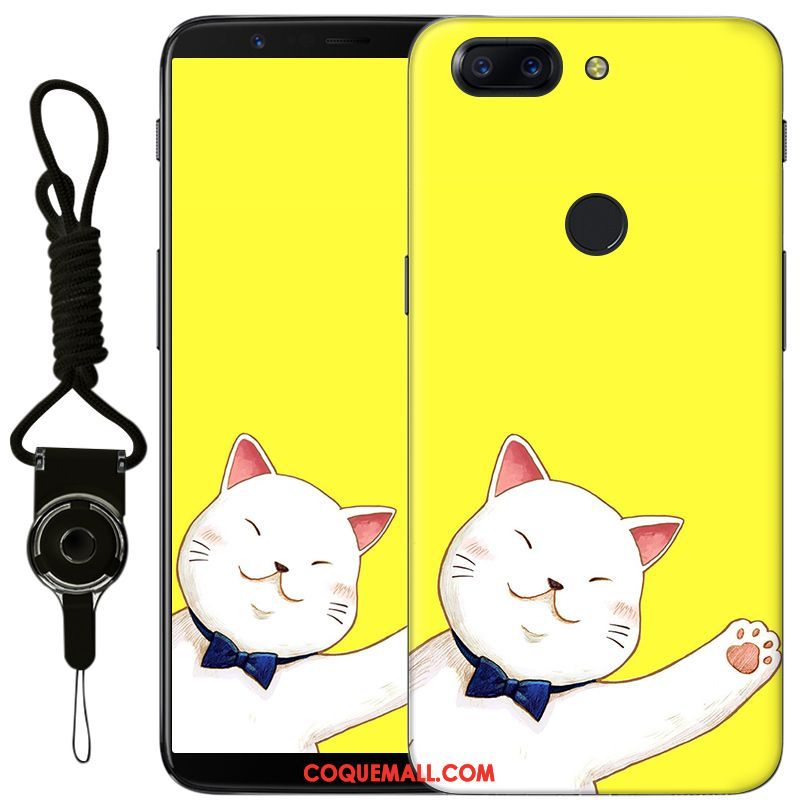 Étui Oneplus 5t Personnalité Nouveau Tout Compris, Coque Oneplus 5t Jaune Incassable