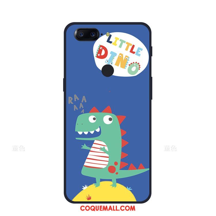 Étui Oneplus 5t Téléphone Portable Charmant Dragon, Coque Oneplus 5t Net Rouge Bleu