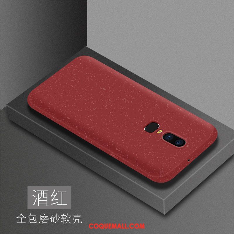 Étui Oneplus 6 Créatif Très Mince Protection, Coque Oneplus 6 Marque De Tendance Silicone