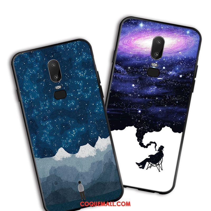 Étui Oneplus 6 Haute Personnalité Téléphone Portable, Coque Oneplus 6 Peinture À L'huile Créatif