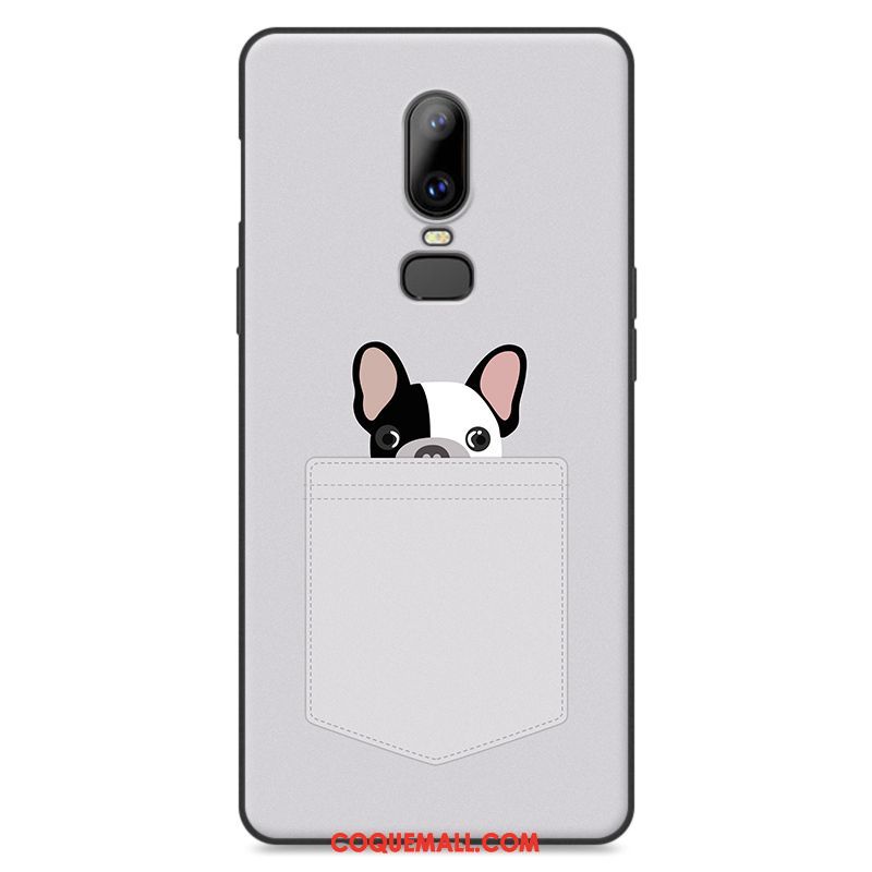 Étui Oneplus 6 Incassable Silicone Blanc, Coque Oneplus 6 Protection Tout Compris