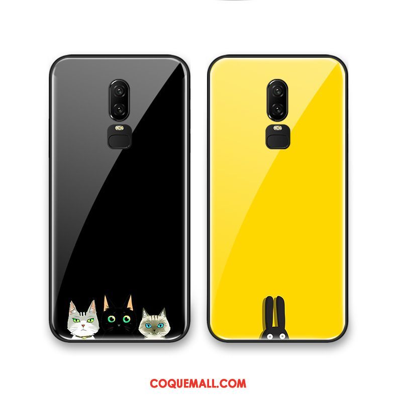 Étui Oneplus 6 Mignonne Charmant Dessin Animé, Coque Oneplus 6 Téléphone Portable Fluide Doux