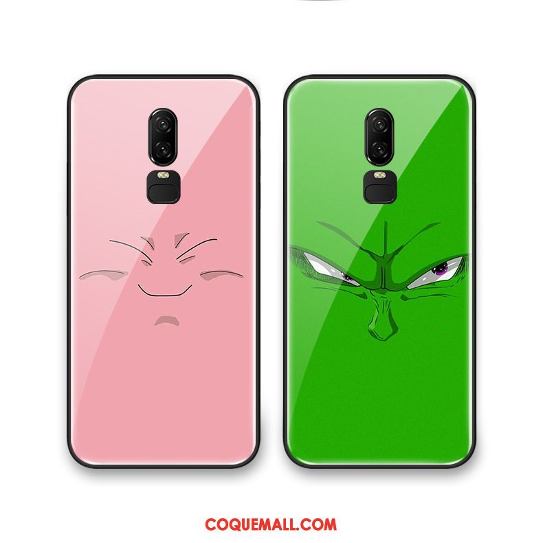 Étui Oneplus 6 Silicone Marque De Tendance Verre, Coque Oneplus 6 Dragon Téléphone Portable