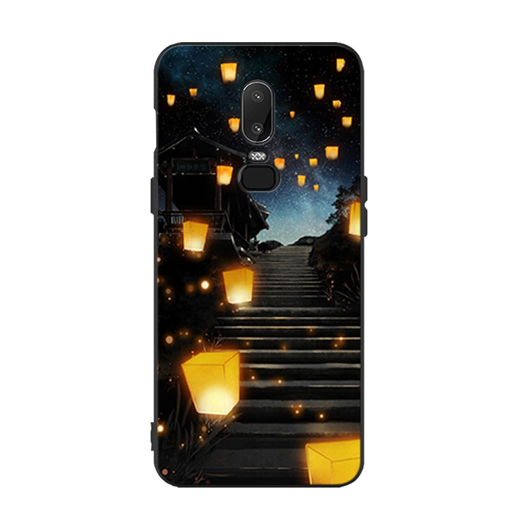 Étui Oneplus 6 Téléphone Portable Style Chinois Silicone, Coque Oneplus 6 Incassable Protection