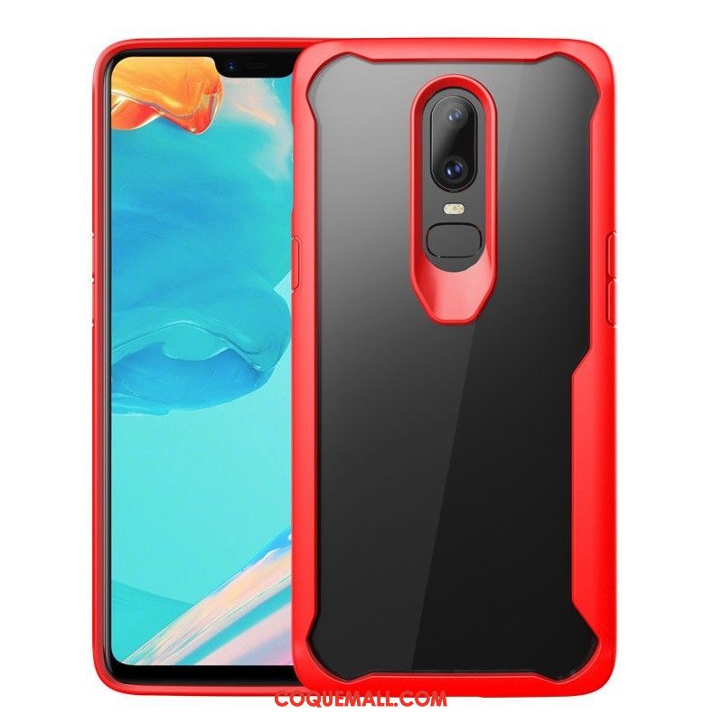 Étui Oneplus 6 Épaissir Téléphone Portable Nouveau, Coque Oneplus 6 Personnalité Bordure