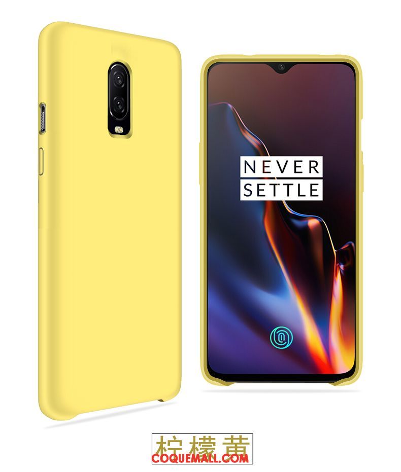 Étui Oneplus 6t Fluide Doux Protection Vent, Coque Oneplus 6t Légère Marque De Tendance