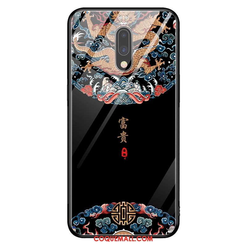 Étui Oneplus 7 Marque De Tendance Style Chinois Personnalité, Coque Oneplus 7 Difficile Tout Compris