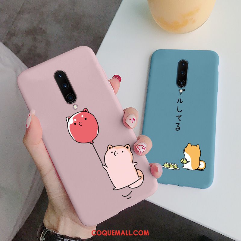 Étui Oneplus 7 Pro Dessin Animé Incassable Rose, Coque Oneplus 7 Pro Tout Compris Téléphone Portable