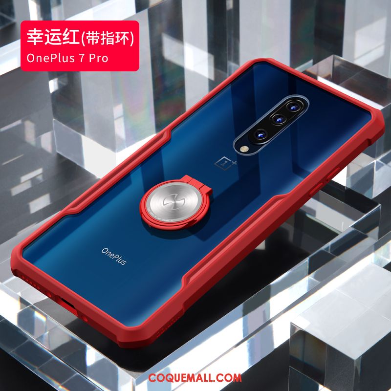 Étui Oneplus 7 Pro Délavé En Daim Personnalisé Verre, Coque Oneplus 7 Pro Tout Compris Téléphone Portable