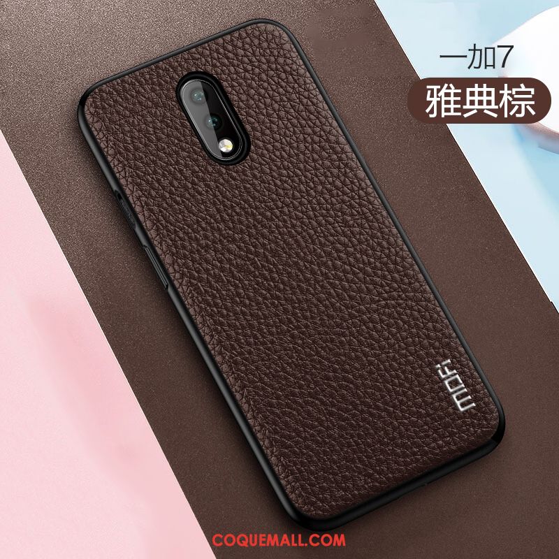 Étui Oneplus 7 Téléphone Portable Incassable Tout Compris, Coque Oneplus 7 Protection Personnalité Braun