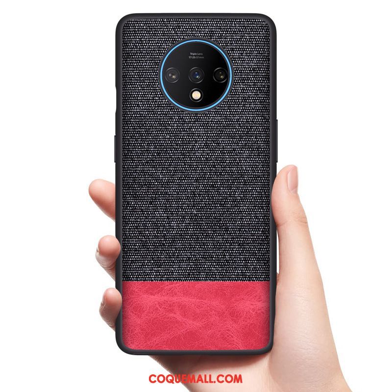 Étui Oneplus 7t Mesh Protection Noir, Coque Oneplus 7t Téléphone Portable Toile