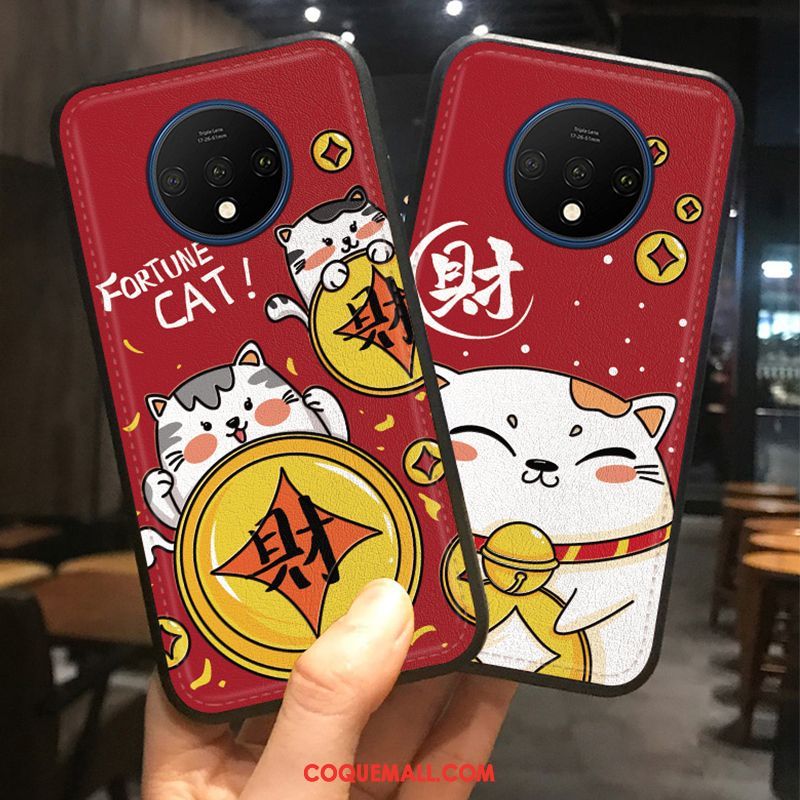 Étui Oneplus 7t Nouveau Téléphone Portable Chat, Coque Oneplus 7t Tout Compris Rat