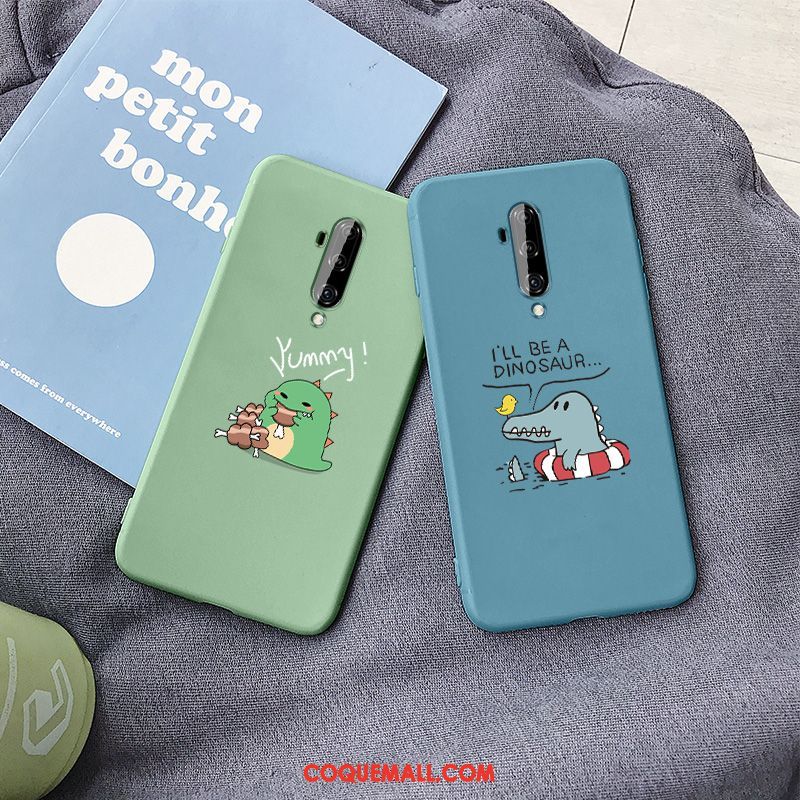 Étui Oneplus 7t Pro Dragon Téléphone Portable Dessin Animé, Coque Oneplus 7t Pro Vert Incassable