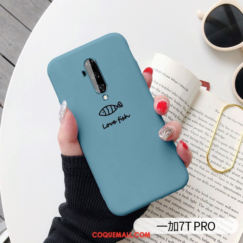 Étui Oneplus 7t Pro Personnalité Créatif Très Mince, Coque Oneplus 7t Pro Net Rouge Protection