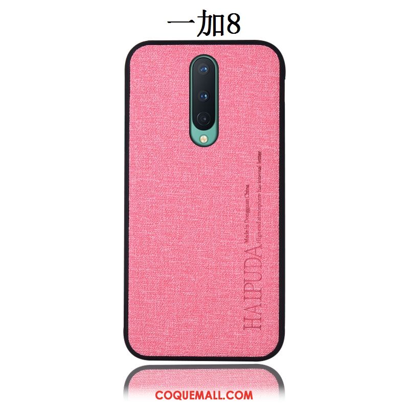 Étui Oneplus 8 Couvercle Arrière Rose Protection, Coque Oneplus 8 Téléphone Portable Incassable