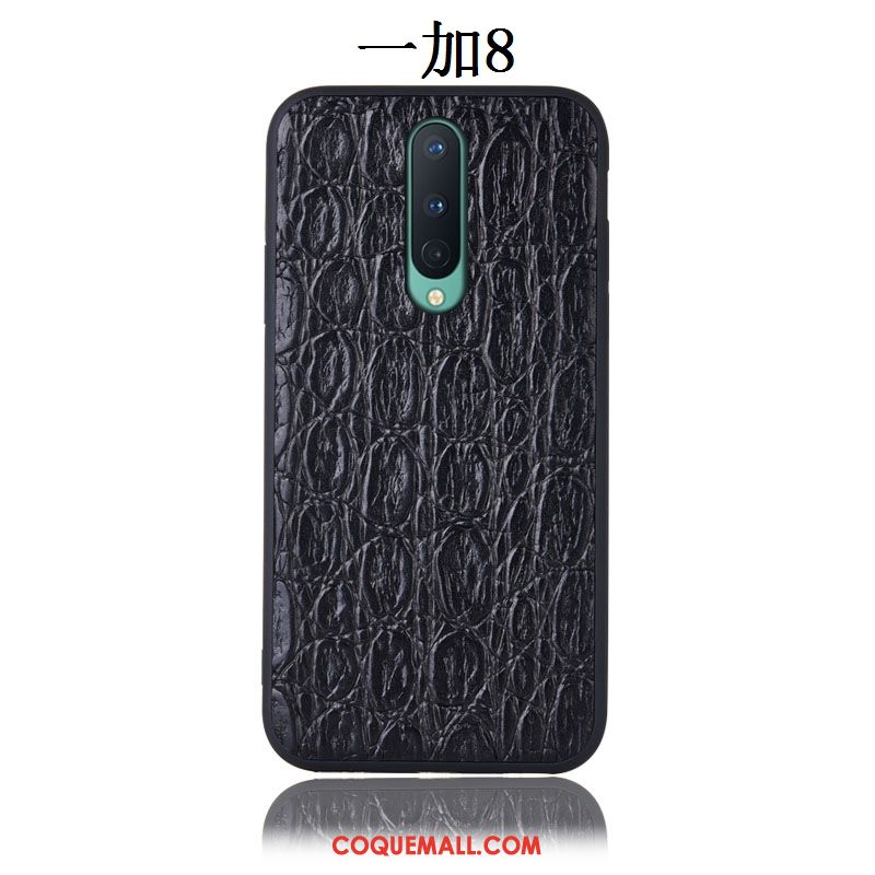 Étui Oneplus 8 En Cuir Protection Couvercle Arrière, Coque Oneplus 8 Incassable Tout Compris