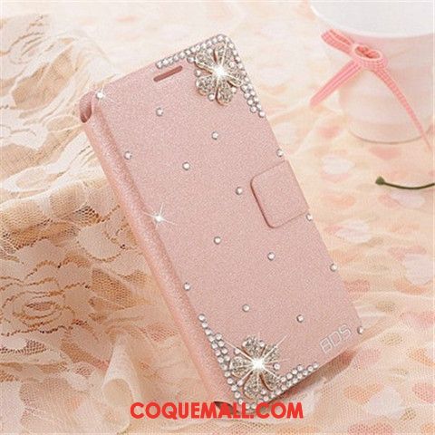 Étui Oppo A3 Protection Téléphone Portable Étui En Cuir, Coque Oppo A3 Ornements Suspendus Rose