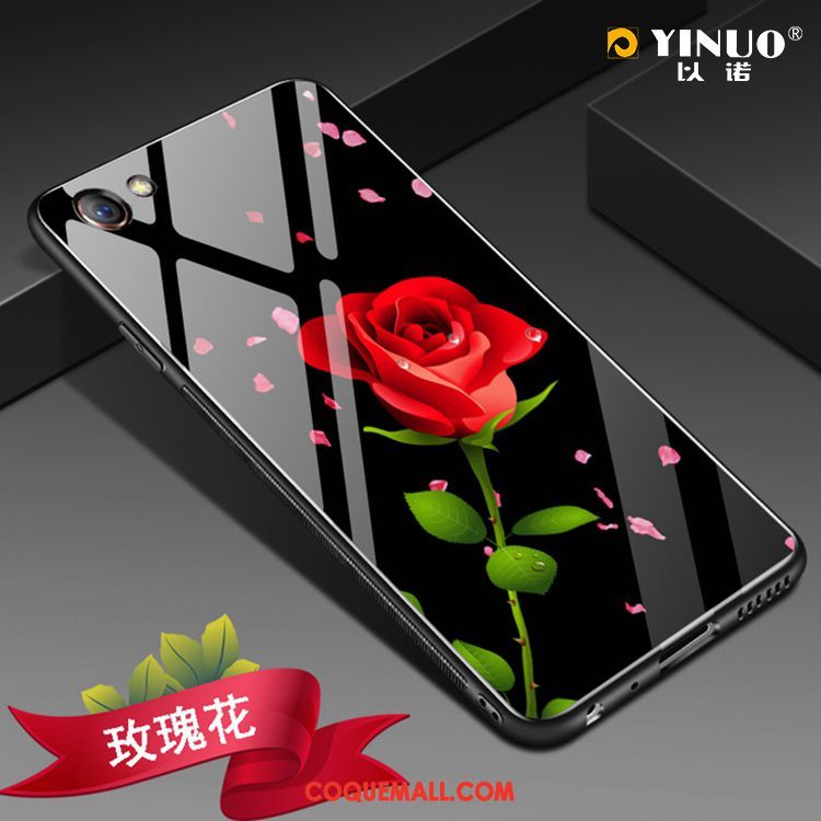 Étui Oppo A3 Verre Tendance Amoureux, Coque Oppo A3 Protection Noir