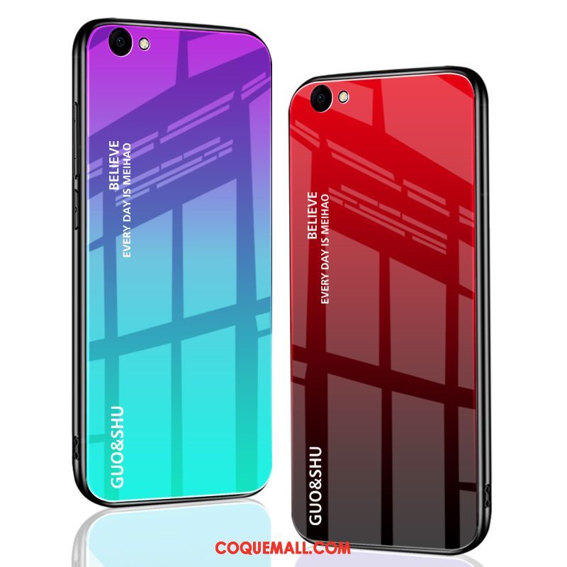 Étui Oppo A3 Verre Tout Compris Rouge, Coque Oppo A3 Tendance Protection