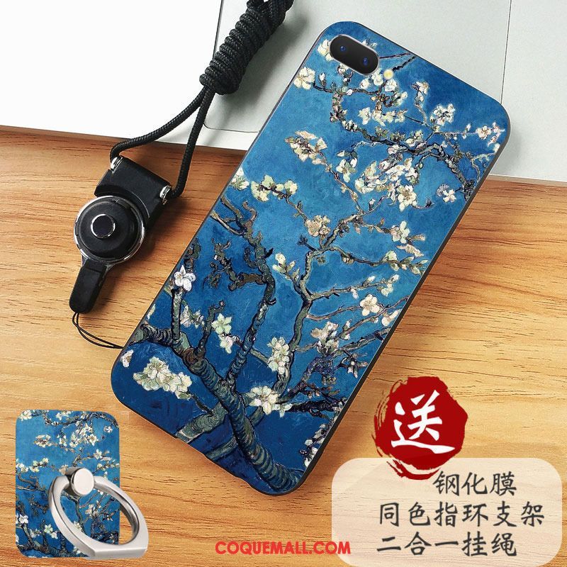 Étui Oppo A3s Incassable Protection Silicone, Coque Oppo A3s Art Créatif