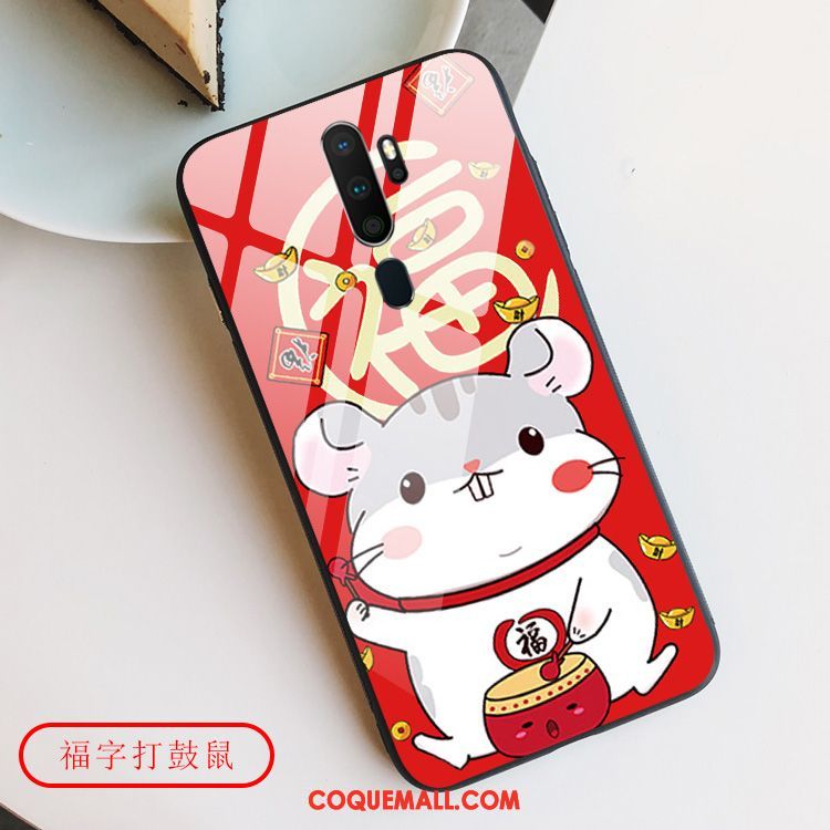 Étui Oppo A5 2020 Incassable Protection Rat, Coque Oppo A5 2020 Grand Amoureux