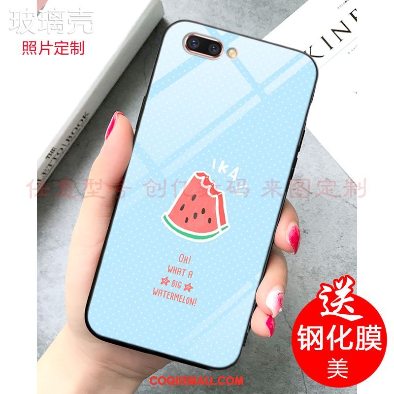 Étui Oppo A5 Fruit Personnalisé Frais, Coque Oppo A5 Bleu Citron