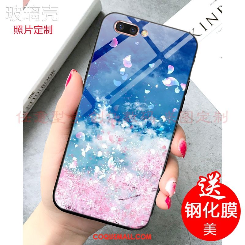 Étui Oppo A5 Miroir Style Chinois Téléphone Portable, Coque Oppo A5 Fluide Doux Personnalisé