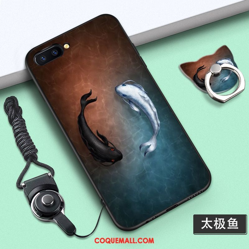 Étui Oppo A5 Tout Compris Silicone Cou Suspendu, Coque Oppo A5 Marque De Tendance Dessin Animé