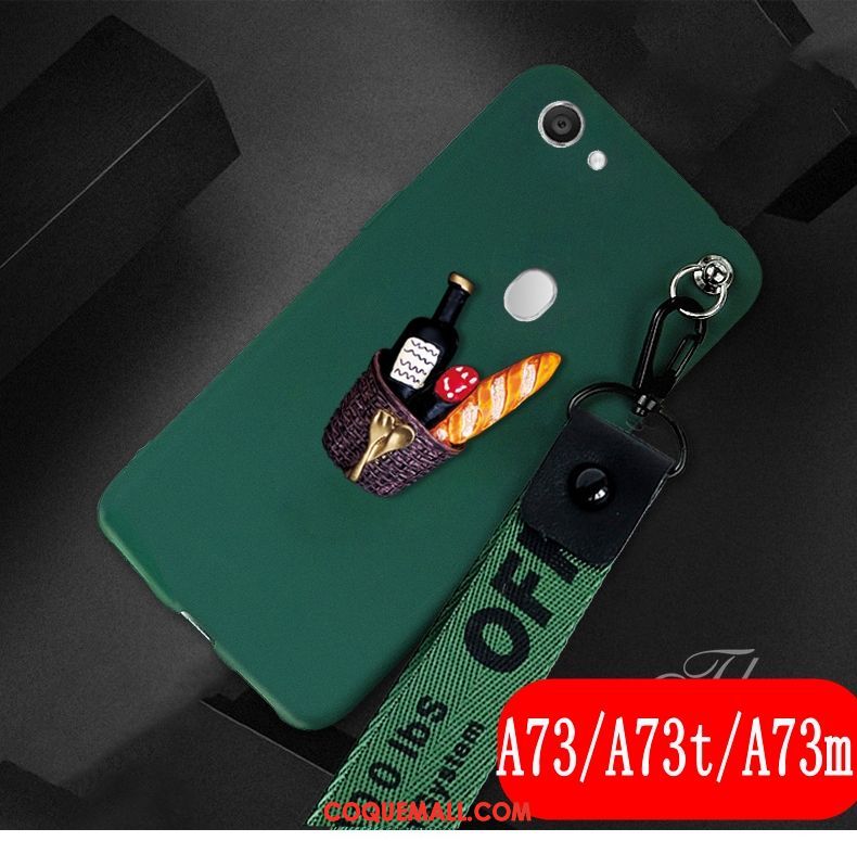 Étui Oppo A73 Fluide Doux Téléphone Portable Tendance, Coque Oppo A73 Incassable Personnalité