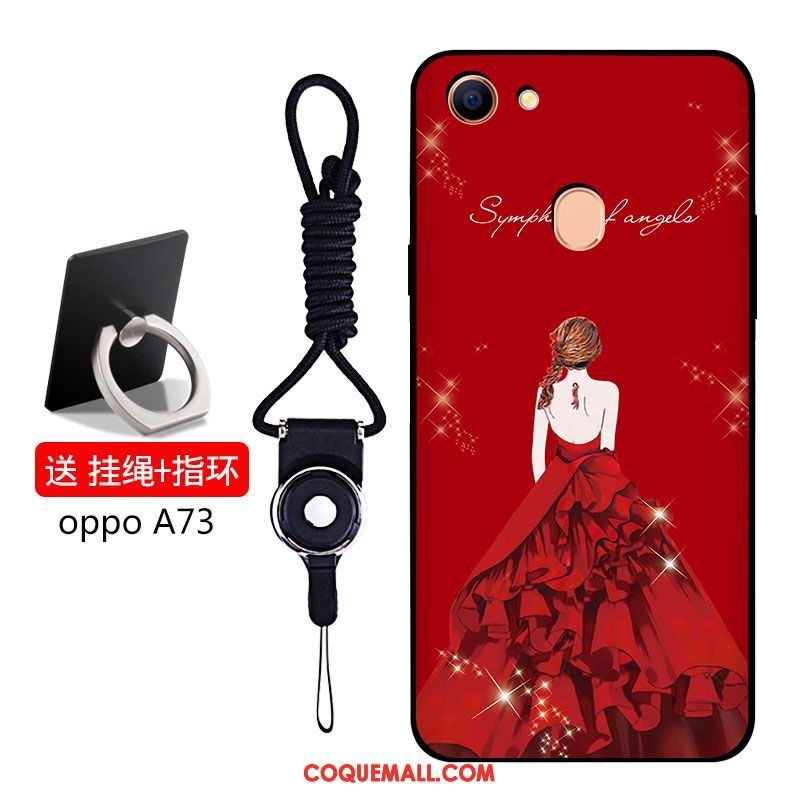 Étui Oppo A73 Incassable Protection Fluide Doux, Coque Oppo A73 Téléphone Portable Silicone