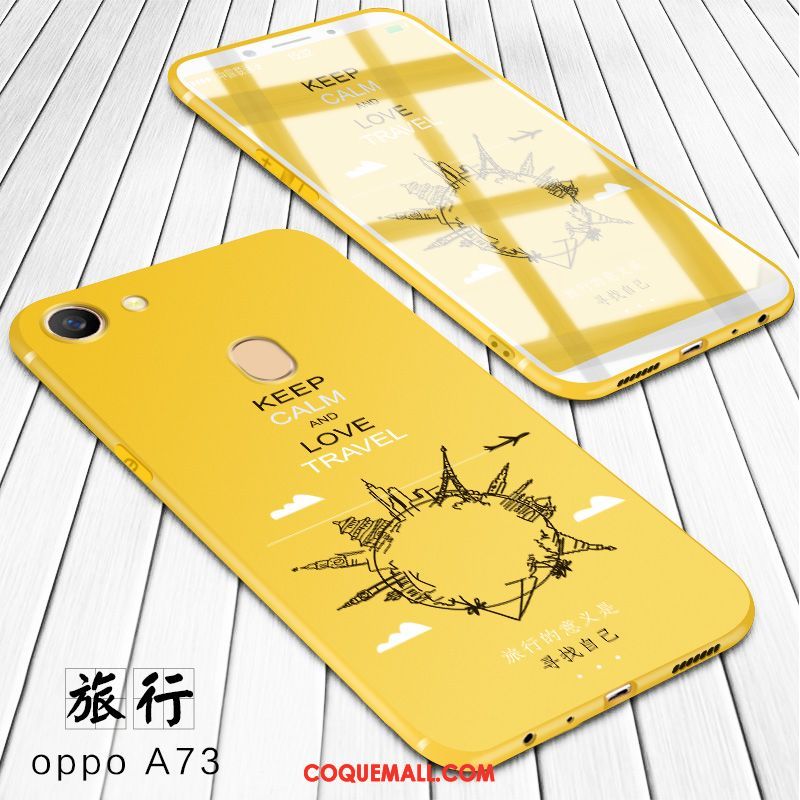 Étui Oppo A73 Personnalité Fluide Doux Tendance, Coque Oppo A73 Téléphone Portable Incassable